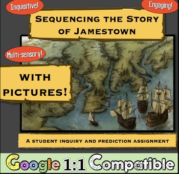 Preview of Jamestown Colony Picture Sequencing Activity | Great intro to 13 Colonies