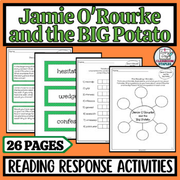 Preview of Jamie O'Rourke and the Big Potato Read Aloud Companion and Book Extensions