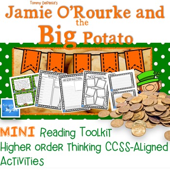 Preview of Jamie O'Rourke and the Big Potato MINI Bloom's Reading Toolkit
