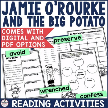 Preview of Jamie O'Rourke and the Big Potato Activities Tomie dePaola books