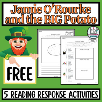 Preview of Jamie O'Rourke and the Big Potato by Tomie dePaola book extension activities