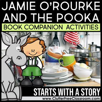 Preview of JAMIE O’ROURKE AND THE POOKA by Tomie dePaola Book Companion Activities Craft