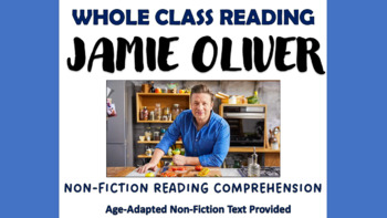 Preview of Jamie Oliver - Reading Comprehension Session!