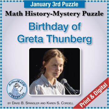 Preview of Jan. 3 Math & Science Puzzle: Greta Thunberg, Activist | Mixed Review
