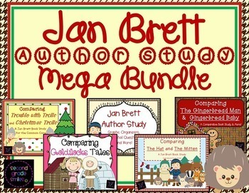 Preview of Jan Brett Author Study Bundle