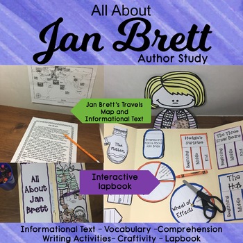 Preview of Jan Brett Author Study: The Mitten, The Hat, Three Snow Bears