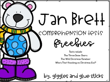 Preview of Jan Brett Comprehension Tests (Now with 3 Tests)