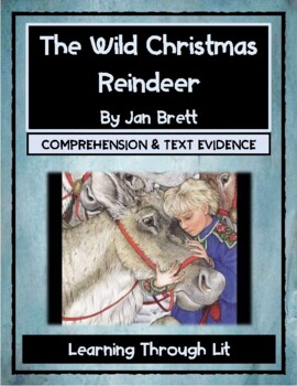 Preview of Jan Brett THE WILD CHRISTMAS REINDEER - Comprehension (Answer Key Included)