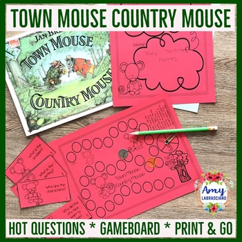 Preview of Jan Brett Town Mouse Country Mouse Unit
