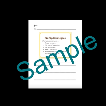 Jan Richardson Comprehension Techniques and Response Pages | TPT