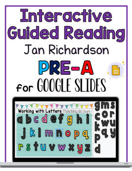 Preview of Jan Richardson Guided Reading | Level Pre-A | Virtual Lesson Google Slides