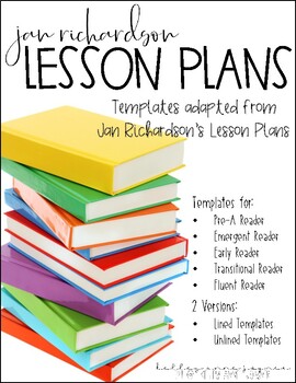 Preview of Jan Richardson Lesson Plans