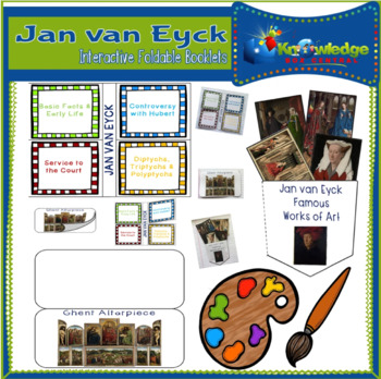 Preview of Jan Van Eyck Interactive Foldable Booklets