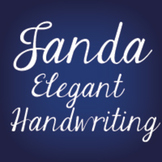 Janda Elegant Handwriting Font: Personal Use