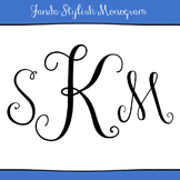 Janda Stylish Monogram Font: Personal Use
