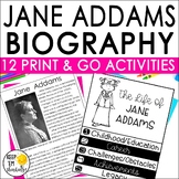 Jane Addams Biography and Activities, Graphic Organizers, 