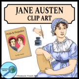 Jane Austen Clip Art for Women's History Month