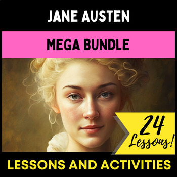 Preview of Jane Austen Mega Bundle - Lesson Plans, Quizzes and Activities