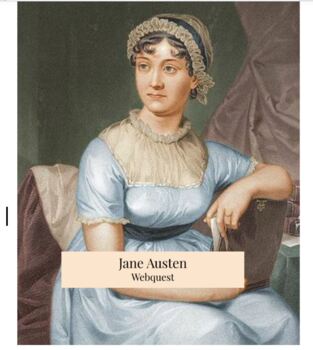 Preview of Jane Austen Webquest