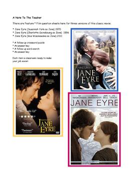 Jane Eyre ~ Movie Guide   Overhead   Crossword Puzzle   Word Search