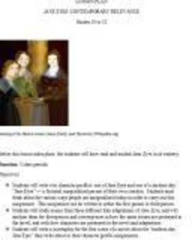 Preview of Jane Eyre Multimedia Lesson Plan