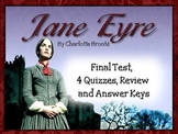 Jane Eyre Test, Quizzes, Review, and Answer Keys