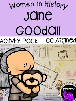Preview of Jane Goodall Activity Pack