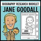 Jane Goodall Biography Research Booklet