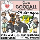 Jane Goodall Clipart by Clipart That Cares
