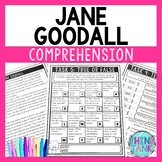 Jane Goodall Comprehension Challenge - Close Reading