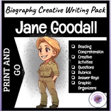 Jane Goodall ~ Creative Writing | Reading Comprehension | 