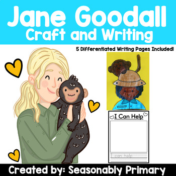 Preview of I am Jane Goodall | Drawing, Writing, and Craft