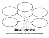 Jane Goodall Nonfiction Facts Web - Reading Graphic Organizer