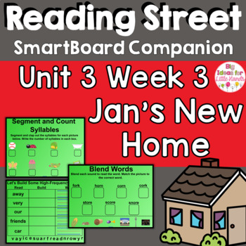 Preview of Jan's New Home SmartBoard Companion 1st First Grade