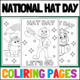 January 15: National Hat Day | Coloring Sheet Hat day | Co