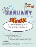 January 32-Page Thematic Lesson Plans Booklet