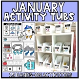 January Activity Tubs Morning Bins Kindergarten Winter