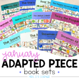 January Adapted Piece Book Sets [ 12 book sets included! ]