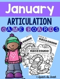 January Articulation Game Boards