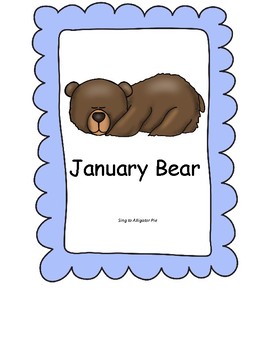 Preview of January Bear Song/Take Home/Teaching Card