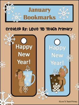 Preview of January Bookmarks