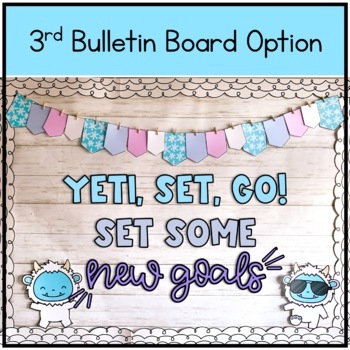 New Year, New Goals YETI, SET, GO, Printable Classroom Resource