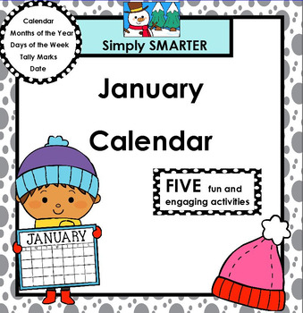 Preview of SMARTBOARD January Calendar