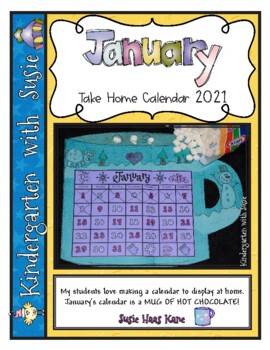 Preview of January Calendar Craft and MORE