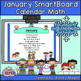 January Calendar Math/Morning Meeting for SMARTBoard