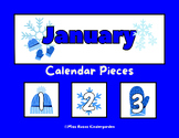 January Calendar Pattern Pieces