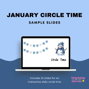 Preview of January Circle Time Slides (Sample)