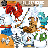 January Clip Art {Second Edition}