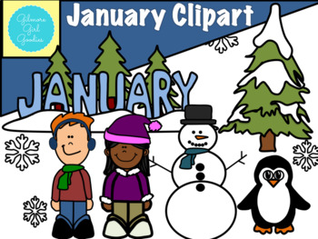 january clip art for kids