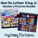 January Color Page Activity Puzzle, Martin Luther King Day